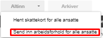 Send inn skatteforhold for alle ansatte — rød knapp i dialogboks